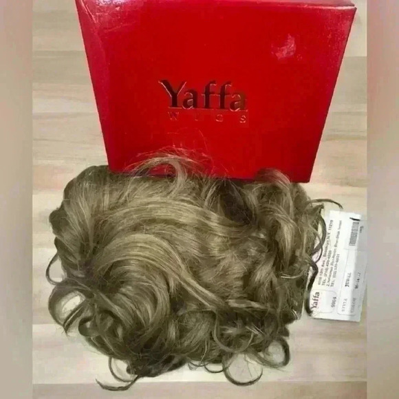 Yaffa Wig Human Hair Lace Front Sheitel Jewel 16-14/12 Atomic Vintage Retro Rad - Picture 9 of 12